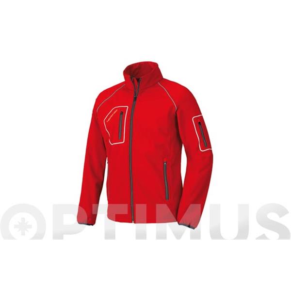 CHAQUETA SOFTSHELL JUST ROJA ISSA