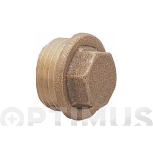 TAPON ROSCADO MACHO FIG.290 LATON