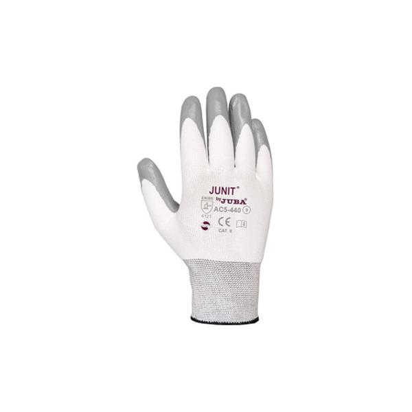 "JUNIT&reg;" GUANTE DE NYLON CON RECUBRIMIENTO NITRILO PALMA EMBOLSADO  BAC5440/8  JUBA