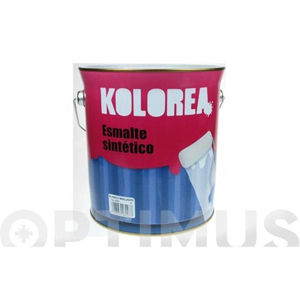 ESMALTE SINT&Eacute;TICO NEGRO SATINADO 4 LT KOLOREA