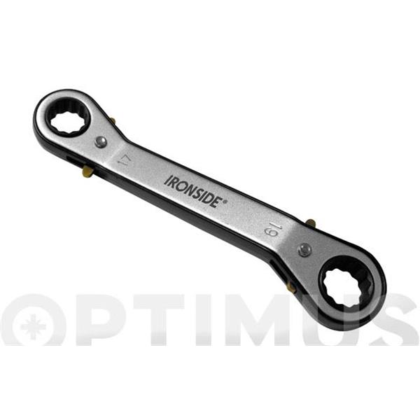 LLAVE ESTRELLA DE CARRACA ACODADA 10 X 11 MM. CROMO VANADIO IRONSIDE