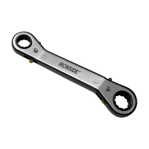 LLAVE ESTRELLA DE CARRACA ACODADA 8 X 9 MM. CROMO VANADIO IRONSIDE