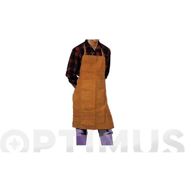 MANDIL CUERO VACUNO CON TRATAMIENTO DE CURTIDO EN CROMO 90 X 60 CM (CLASE 2 A1+A2) CLIMAX
