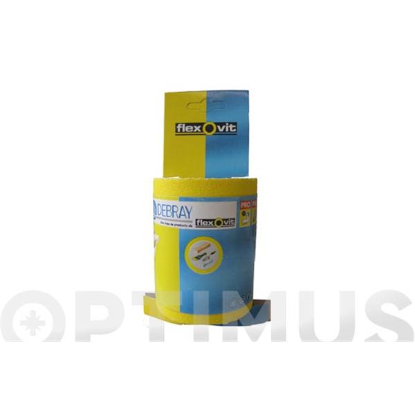 ROLLO DE PAPEL LIJA VIBRATOR BC2 ROLLO GR120 120 MM X 25 MPAPEL VIBRATOR GRANO 120 DEBRAY
