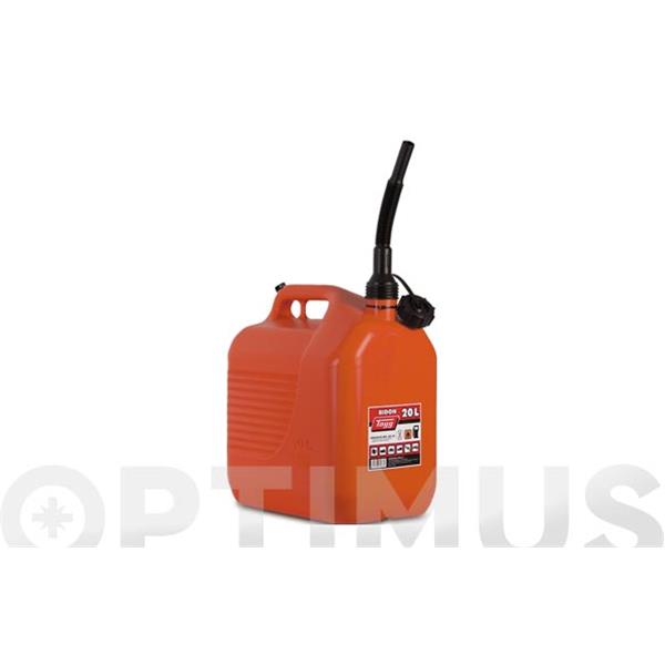 BIDON NARANJA CON CANULA 20 LT CARBURANTE TAYG