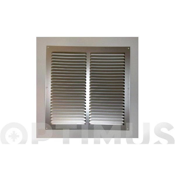 REJILLA ALUMINIO SIN BORDE 0,6 DE GRUESO 15 X 15 CON GANCHO FEPRE