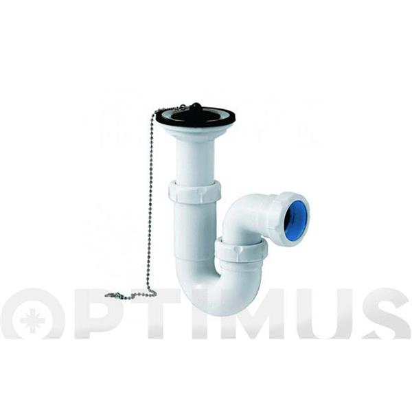SIFON CURVO LAVABO-BIDET 1 1/2" S-90