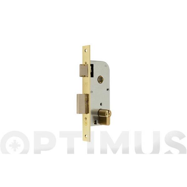 CERRADURA EMBUTIR SERIE 1301 LATONADO 35 MM MCM
