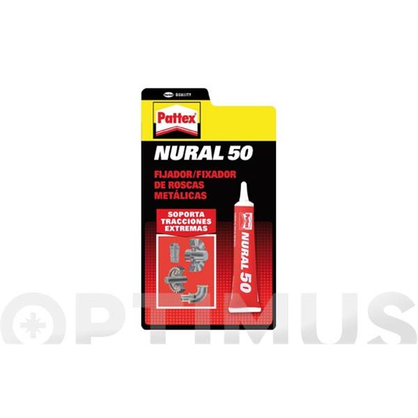 ADHESIVO NURAL 50 FIJA TORNILLOS 10 ML NURAL