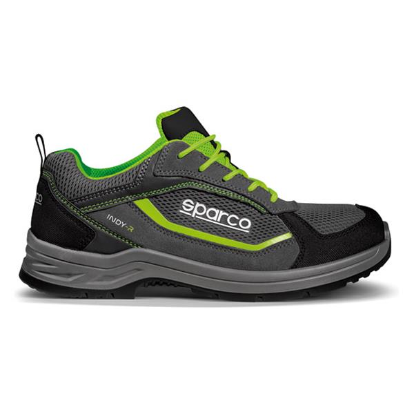 ZAPATO DE SEGURIDAD INDY-R S1PS SR LG ESD GRIS/VERDE (REF. 0753939GSVF) TALLA 39 SPARCO