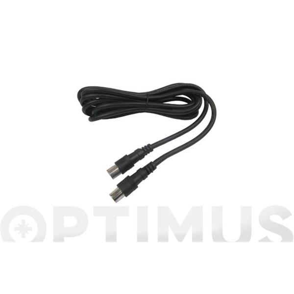 PROLONGADOR CAABLE ANTENA CONEC. M-H 9.5 MM 2.5 MT NEGRO MP586E AXIL