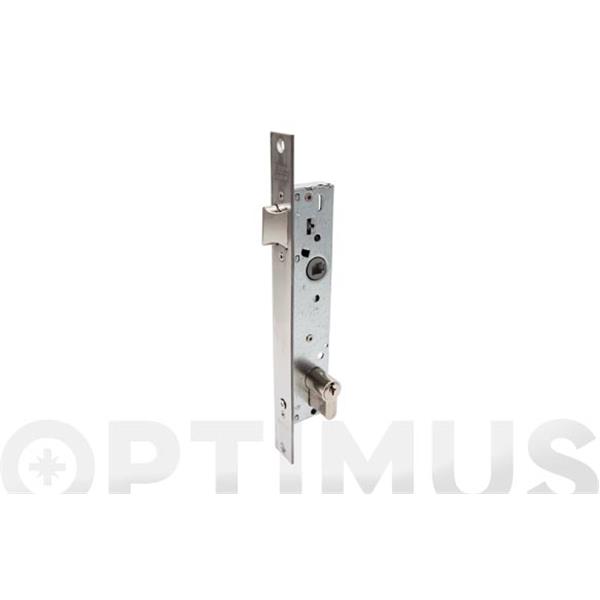 CERRADURA METALICA 2219-20 ENTRADA 20MM ACERO INOX TESA