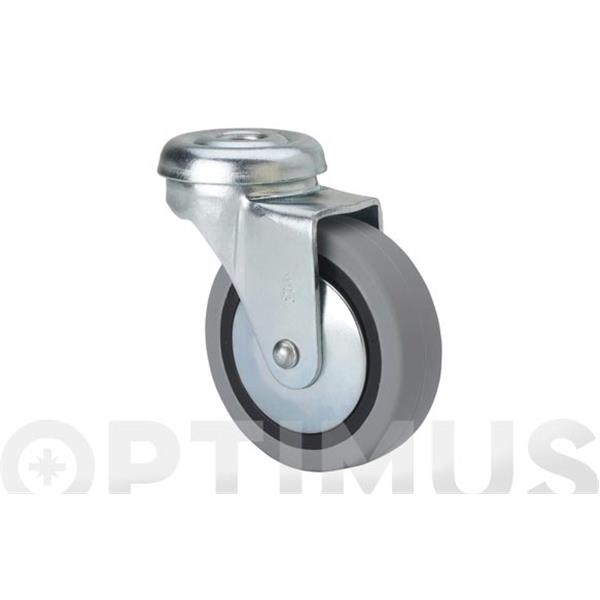 RUEDA MUEBLE AUXILIAR GIRATORIA 21BSR50CP-PGI GOMA GRIS 1-0218 ALEX