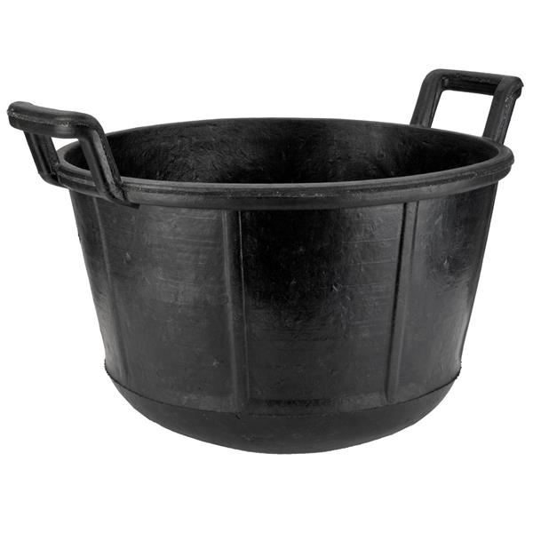 CAPAZO CARBONERA CONSTRUCCION 30 LT CAUCHO NEGRO BELLOTA