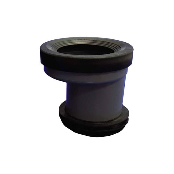 MANGUITO DESAGUE INODORO EXCENTRICO &Oslash; 90 MM J/LAB. PVC T-90EL PVC