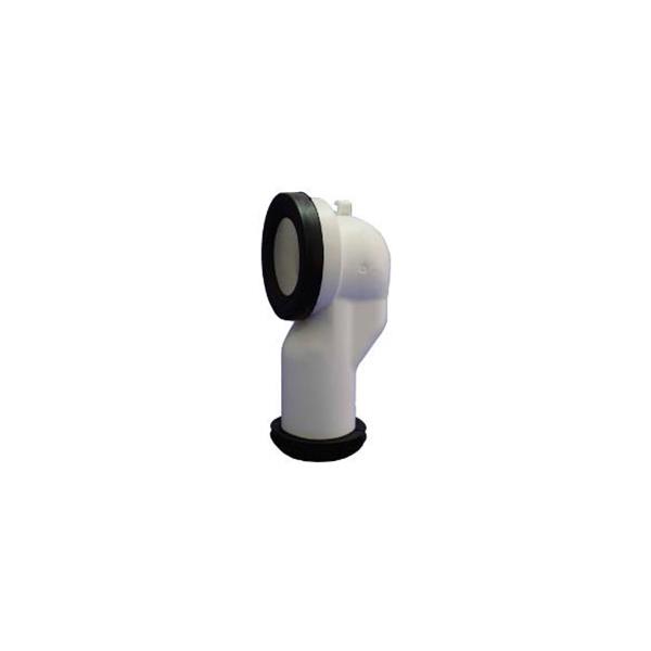 MANGUITO EVACUACION INODORO 150 MM PARED COMP. DUAL PP T-117