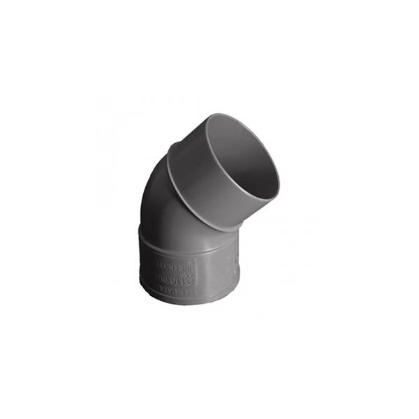 CODO EVACUACION M-H 45&ordm; &Oslash; 90 MM PVC