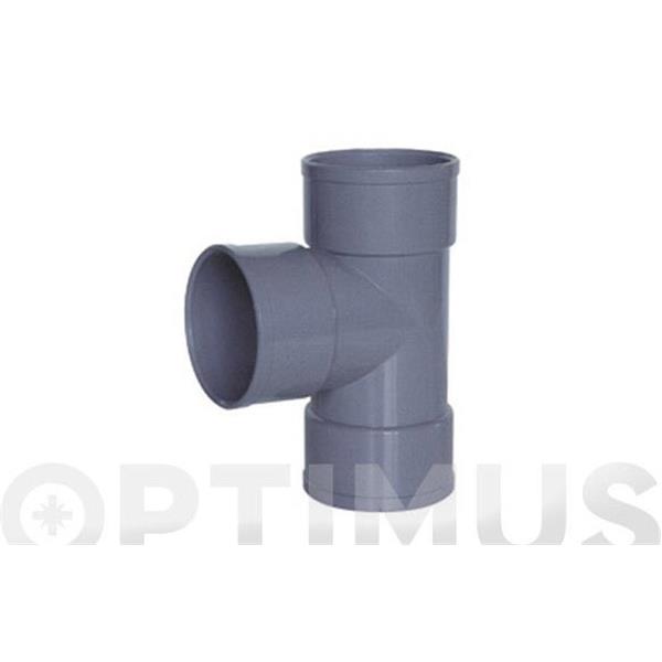 DERIVACION FORMA T EVACUACION PVC H-H 87&ordm; &Oslash; 50 MM