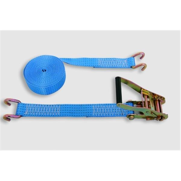 TRINCAJE AMARRE DOBLE GANCHO ABIERTO 50 MM 8,5 MT 1750 / 3500 KG