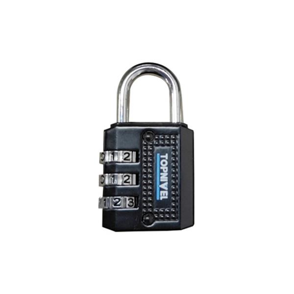CANDADO 30 MM COMBINACION PROGRAMABLE NEGRO NIVEL 