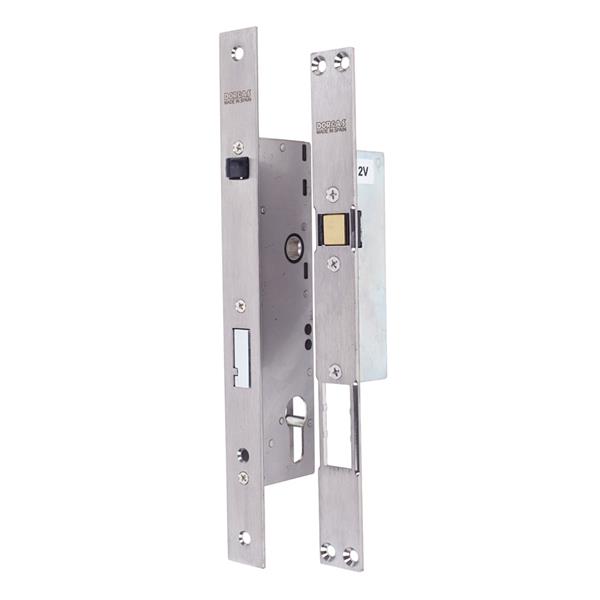 CERRADURA ELECTRICA DUO 30/85 ENTRADA 30 MM BOCALLAVE 85 MM INOX DORCAS
