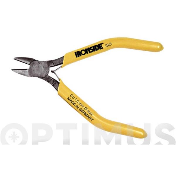 ALICATE CORTE DIAGONAL ELECTRONICA Y PRECISION 110 MM MANGO PVC IRONSIDE