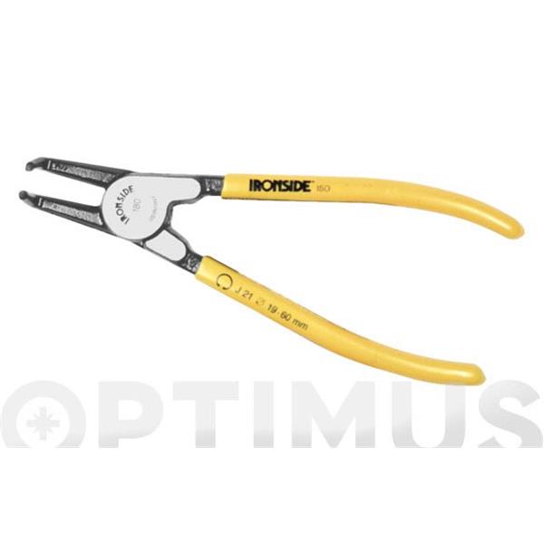 ALICATE PARA ARANDELAS EXTERIORES PUNTA CURVA 90&ordm; 125 MM MANGO PVC IRONSIDE