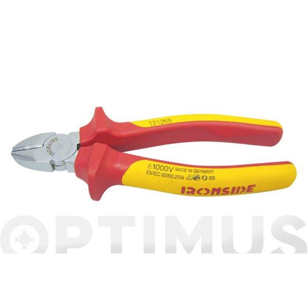 ALICATE CORTE DIAGONAL 160 MM MANGO AISLADO 1000 VO. IRONSIDE