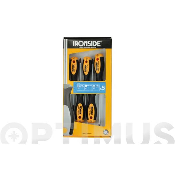 DESTORNILLADOR 5 PZAS SL + PH + PZ IRONSIDE