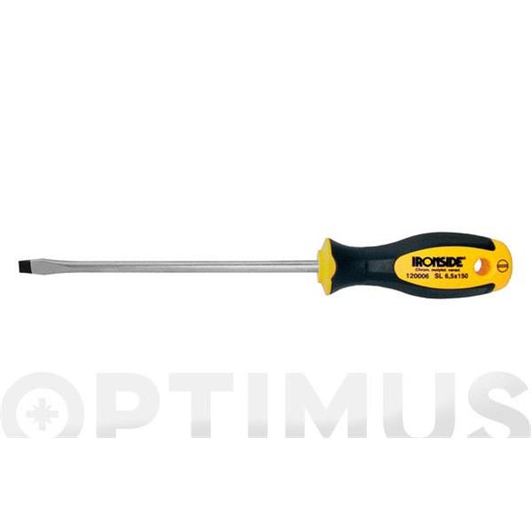 DESTORNILLADOR BOCA PLANA 5,5 X 150 MM BIMATERIAL IRONSIDE