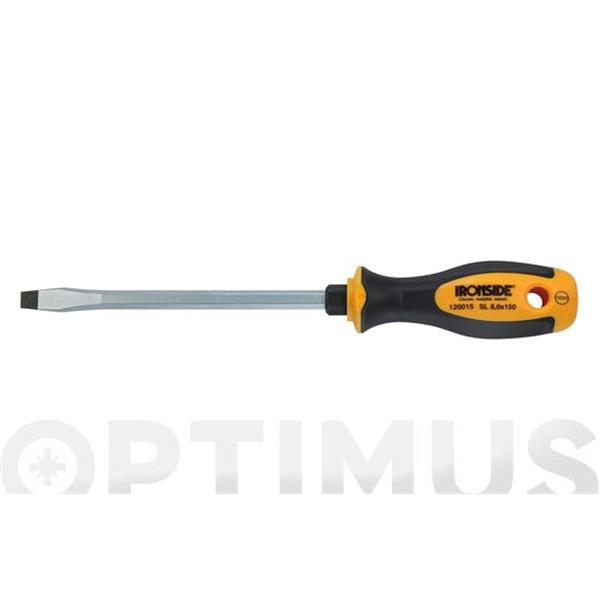 DESTORNILLADOR BOCA PLANA 6,5 X 125 MM BIMATERIAL IRONSIDE