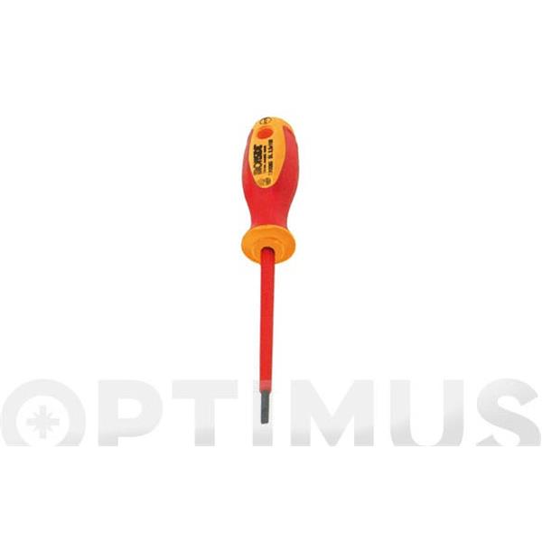DESTORNILLADOR B/PL BI-COMP ELECTRICISTA AISLADO 1000 V. 3.5 X 100 MM IRONSIDE