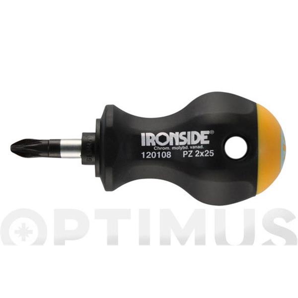 DESTORNILLADOR BOCA POZIDRIV CARROCERO 2 X 25 MM IRONSIDE