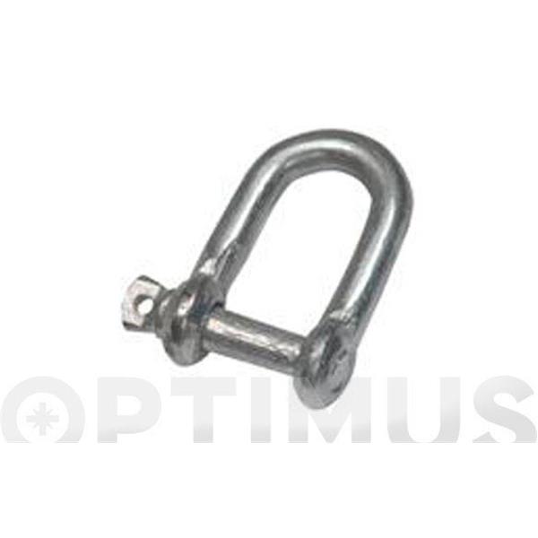 GRILLETE RECTO GALVANIZADO DE 2" = 50 MM  8000 KG