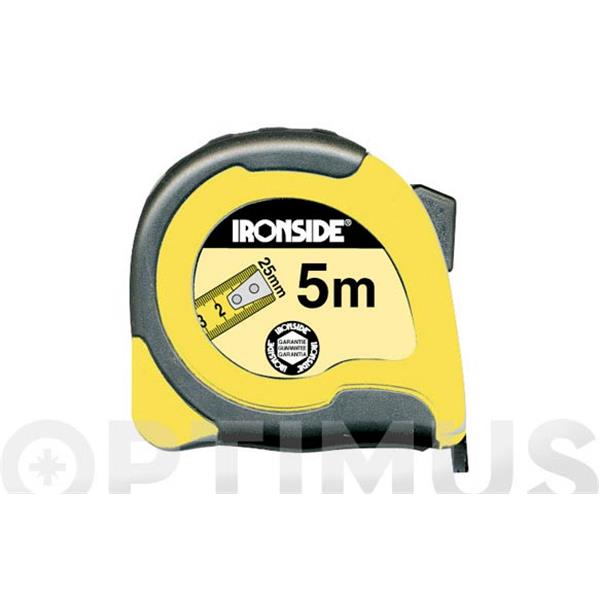 FLEXOMETRO 5 MT X 25 MM CON FRENO ABS/BICOMP IRONSIDE