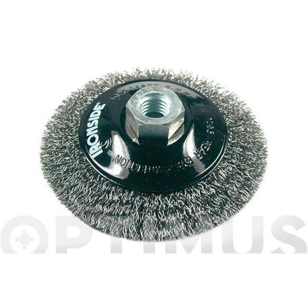 CEPILLO CIRCULAR CONICO PUA ACERO 14 MM  100 X 10/0,30 IRONSIDE