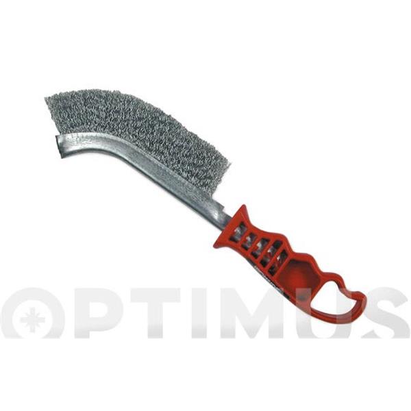 CEPILLO MANUAL UNIVERSAL MANGO ROJO PUAS DE ACERO IRONSIDE
