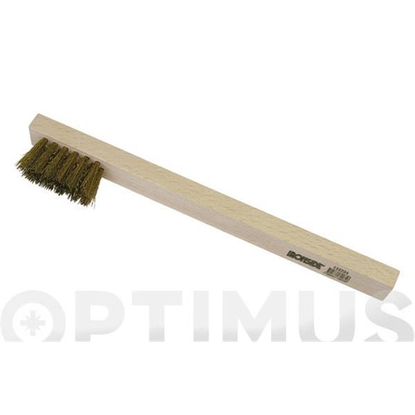 CEPILLO PARA BUJIAS LATON ONDULADO 3 HILERAS 0,15 MM IRONSIDE