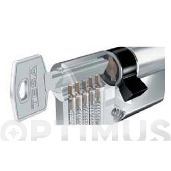 CILINDRO TE5 LATON LLAVE SERRETA 30-30 LEVA CORTA 52003030L TESA