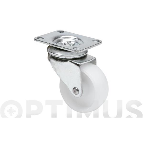 RUEDA GIRATORIA 10ZR 60-BP62 POLIX. BLANCO 2-0042 ALEX 