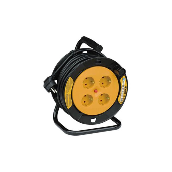 ENROLLACABLES 4 TOMAS IP20 3 X 1.5 MM2 15 MT. PROTECCION TERMICA E INFANTIL IRONSIDE