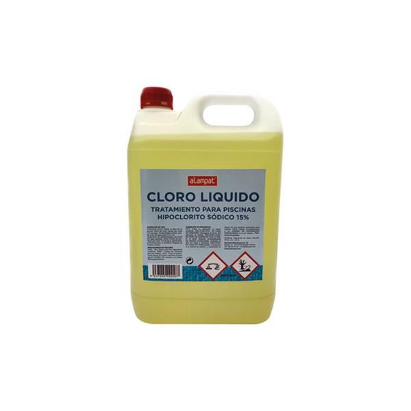 CLORO LIQUIDO PARA PISCINAS 5 LT