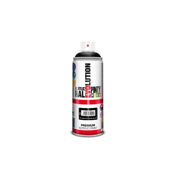 PINTURA SPRAY ACRILICA EVOLUTION MATE 520 CC RAL 9004 NEGRO SE&Ntilde;ALES NOVASOL