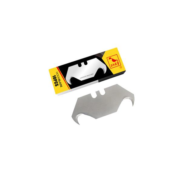 CUCHILLA DE GANCHO 60 MM SK2 PACK DE 10 PIEZAS IRONSIDE