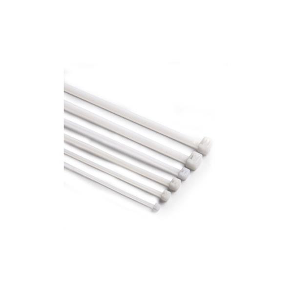 BRIDA NYLON DENTADA BLANCA 2.5 X 100 MM 50 UD FAMATEL