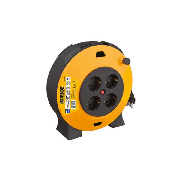 ENROLLACABLES CASSETE DOMEST H05VV-F 1.5 MM2 4 T SCH 15 MT 16 AMP 230 W IRONSIDE