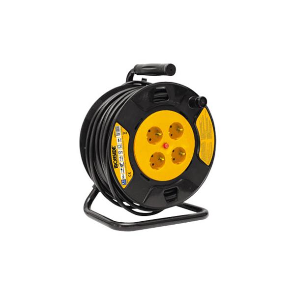 ENROLLACABLES H05VV-F 1.5 MM2 4 TOMAS SCHUKO 50 MT 16 AM 230 WT IP20 IRONSIDE