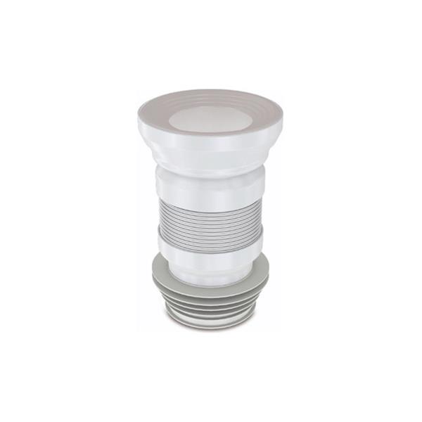 MANGUITO DESAGUE INODORO EXTENSIBLE DE 80 A 110 MM  15 - 20 CM H2O