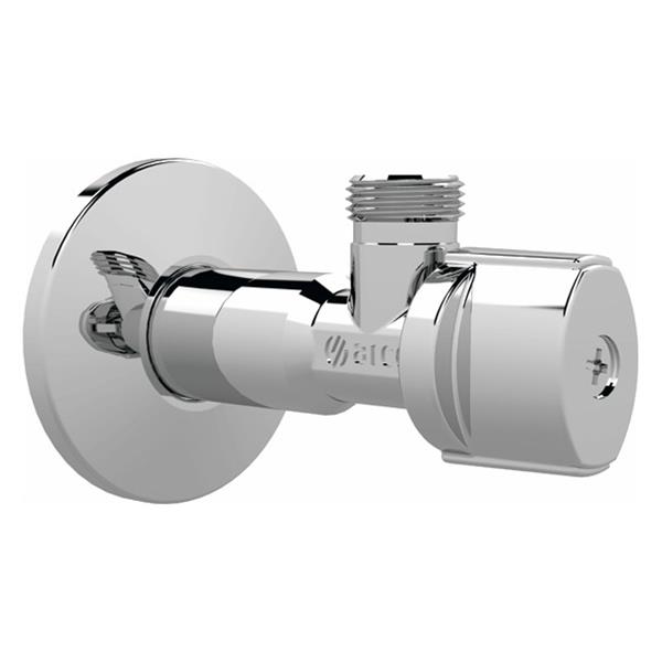 VALVULA ESCUADRA A-80 LARGA ANTICAL METALICO 1/2 X 3/8 ARCO