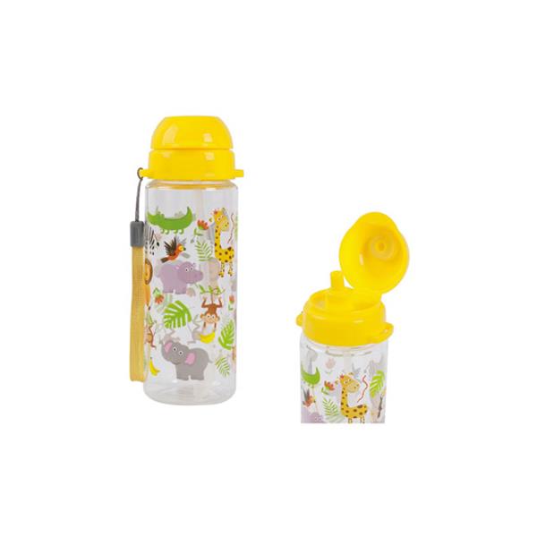 BOTELLA INFANTIL TRITAN 7 X 7 X 19CM 400 ML-ANIMALS